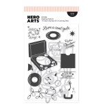 Spellbinders Hero Arts Feeling Festive Stamp and Die Cut Set