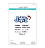 Spellbinders Snowflake Joy Stamp and Die Set by Lisa Horton