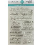 Spellbinders Paper Arts 2024 Stitchmas Sentiments Stamp Set
