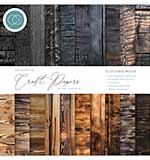 Craft Consortium Essential Craft Papers 6x6 Inch Paper Pad Scorched Wood