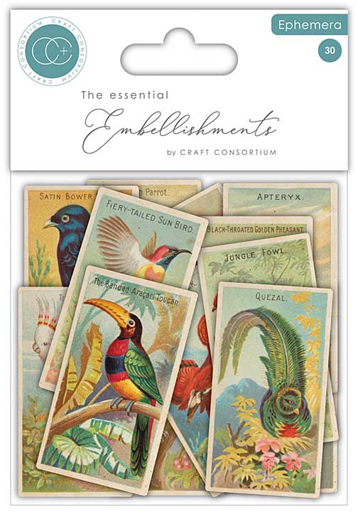 Craft Consortium The Collector Ephemera Birds (30pcs)