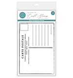 Craft Consortium The Collector A6 Clear Photopolymer Stamp Set Postcard