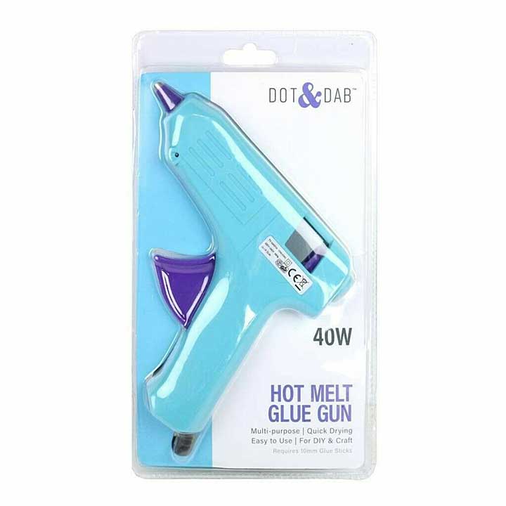 SO: Dot and Dab Hot Melt Glue Gun 40W (includes 2 x 10mm glue sticks) UK