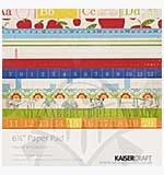 SO: Kaiser Craft 6.5 x 6.5 Paper Pad - Class of 87 Collection