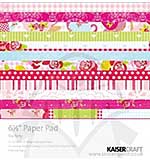 SO: Kaiser Craft 6.5 x 6.5 Paper Pad - Tea Party