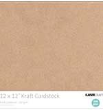 SO: Kaisercraft Cardstock - Kraft 12X12 (20pk, 260gsm)