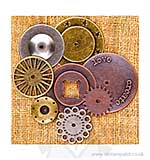 SO: Sunrise Sunset Mechanicals Metal Vintage Trinkets - Washers #1, 1 To 2, 8pk