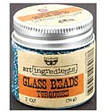 SO: Art Ingredients Glass Beads 2oz - Turquoise