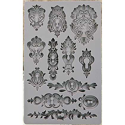 SO: Iron Orchid Designs - Vintage Art Decor Mould - Keyholes