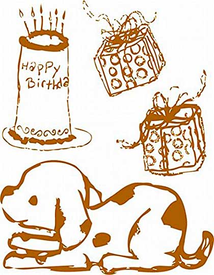 SO: Prima Clear Acrylic Stamp Set - Celebrate Jack and Jill Collection - Mix 8