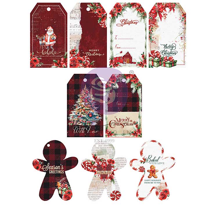 Prima Marketing From the North Pole Tags (36pcs)