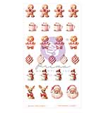 Prima Marketing 25 and Peppermint Puffy Stickers (27pcs)