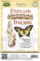 JustRite Cling Stamp set - Butterfly Dreams