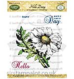 SO: JustRite Cling Stamp set - Hello Daisy
