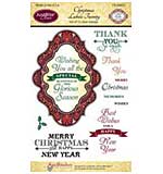 Justrite Christmas Labels Twenty Clear Stamp Set