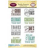Justrite Stacking Sentiments Clear Stamp Set