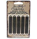 SO: Idea-Ology Metal Word Bands, Antique Nickel Halloween (5pk)