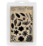 SO: Idea-Ology Cling Foam Stamps - Cutout Floral (24pk)