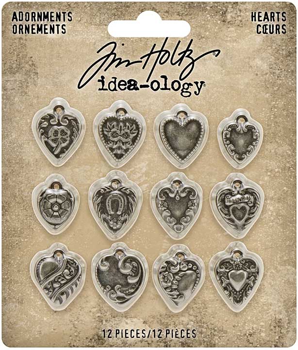 SO: Idea-Ology Metal Adornments 12pk - Hearts