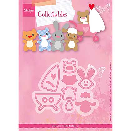 SO: Marianne Design Collectables - Elines Baby Animals Collectable Dies