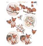 PRE: Marianne Design Decoupage Matties Mooiste 3D Squirrel (0724)