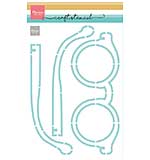 PRE: Marianne Design Craft Stencil Glasses (0724)