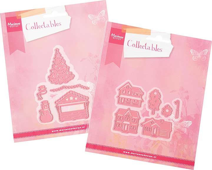 PRE: Marianne Design Collectable Product Assorti The Little Christmas Village (0724)