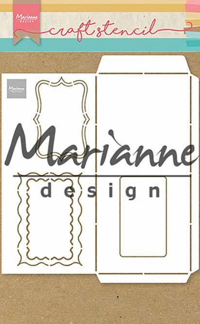 Marianne Design Craft Stencil A4 Slimline Envelope