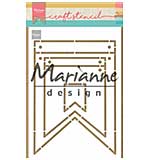 Marianne Design Craft Stencil A5 Banners