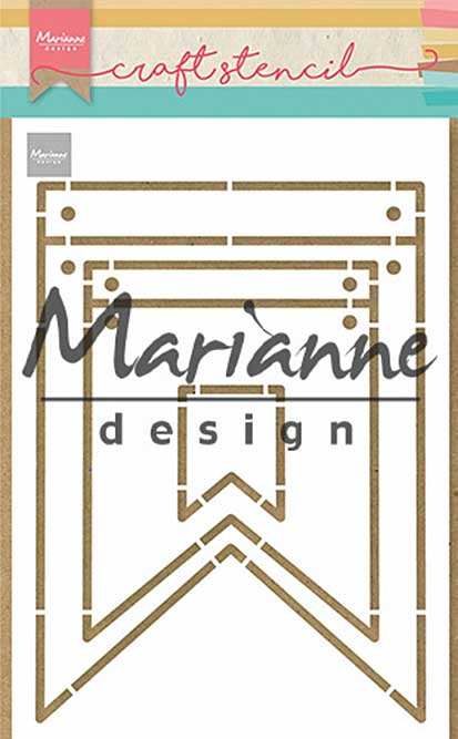 Marianne Design Craft Stencil A5 Banners