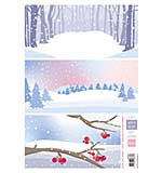 Marianne Design Decoupage A4 Sheet Elines Winter Dreams Backgrounds