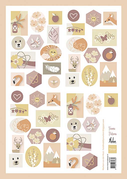 Marianne Design Decoupage by Marleen Frame Pictures