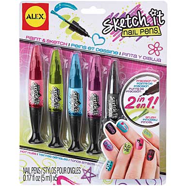 SO: Sketch It Nail Pens - Hot Hues (5pk)