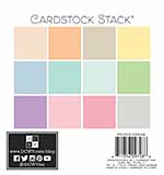 SO: DCWV Single-Sided Cardstock Stack - Pastels, 12 Solid Colors (6x6 48pk)
