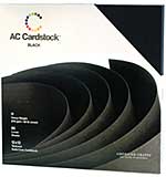 American Crafts Textured Cardstock Pack 12x12 60pk - Solid Black