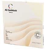 SO: American Crafts Textured Cardstock Pack 12x12 60pk - Solid Vanilla