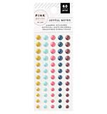 American Crafts Pink Paislee Joyful Notes Enamel Stickers (34030807)