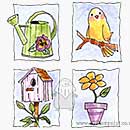 Simply Stated - Birdhouse Set Simply Stated - Birdhouse Set