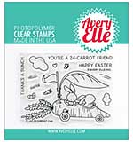 Avery Elle Clear Stamp Set 4X3 - Carrot Car