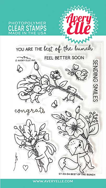 SO: Avery Elle Clear Stamp Set 4X6 - Best Of The Bunch