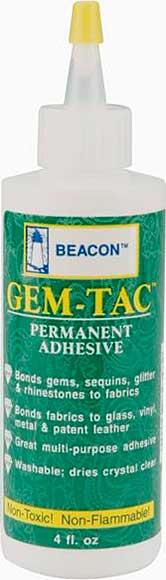 SO: Beacon Gem-Tac Permanent Adhesive Crafters Glue (4fl oz 119ml)
