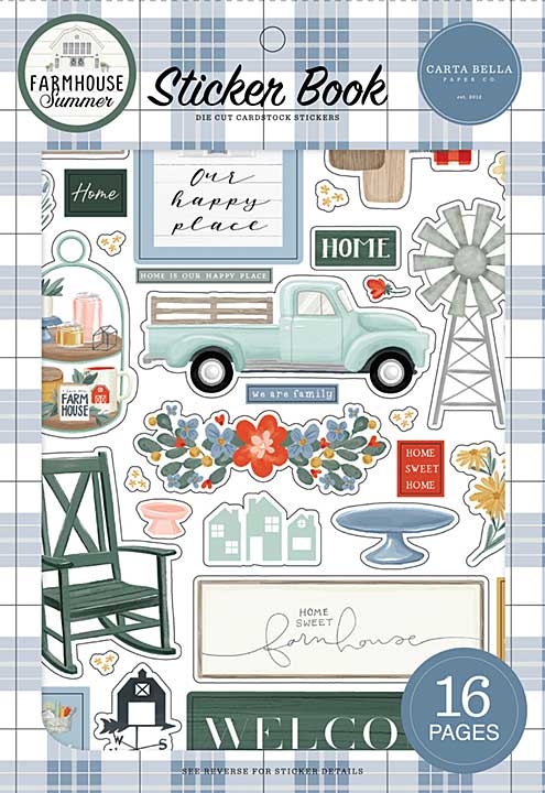 Carta Bella Farmhouse Summer Sticker Book