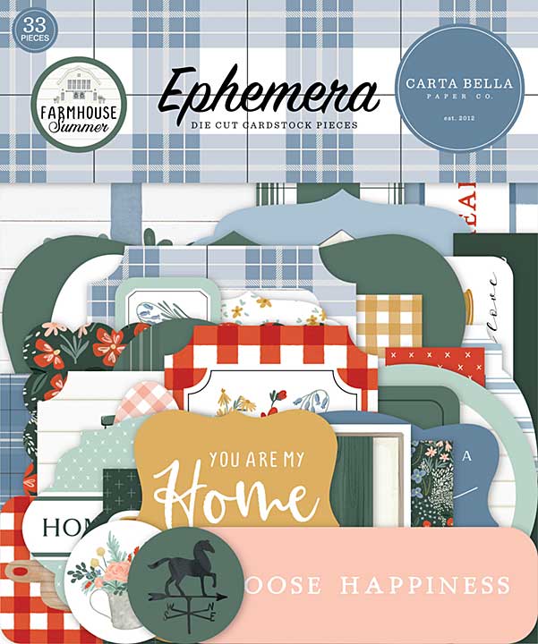 Carta Bella Farmhouse Summer Ephemera