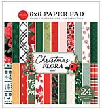 Carta Bella Merry Christmas Flora 6x6 Inch Paper Pad