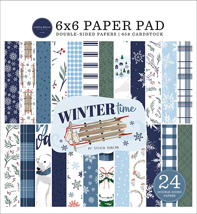 Carta Bella Wintertime 6x6 Inch Paper Pad