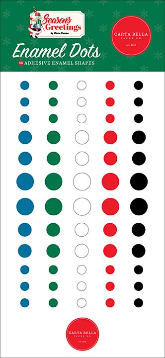 Carta Bella Seasons Greetings Enamel Dots