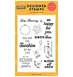 Carta Bella Keep Blooming Clear Stamps