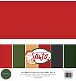 Carta Bella Letters To Santa 12x12 Inch Coordinating Solids Paper Pack