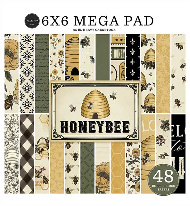 Carta Bella Honey Bee 6x6 Inch Cardmakers Mega Pad