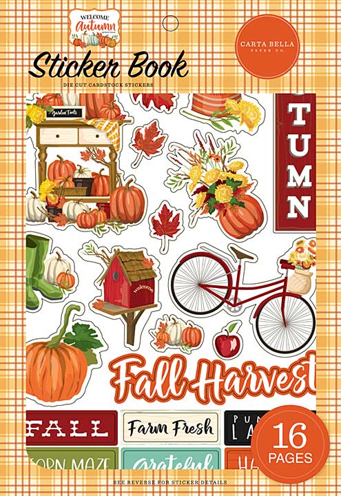 Carta Bella Welcome Autumn Sticker Book
